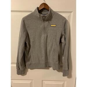 Prince & Fox Boys SZ L Gray 1/4 Zip Pullover Sweatshirt #977